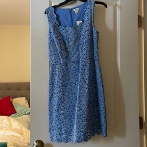 NWT blue jcrew dress
